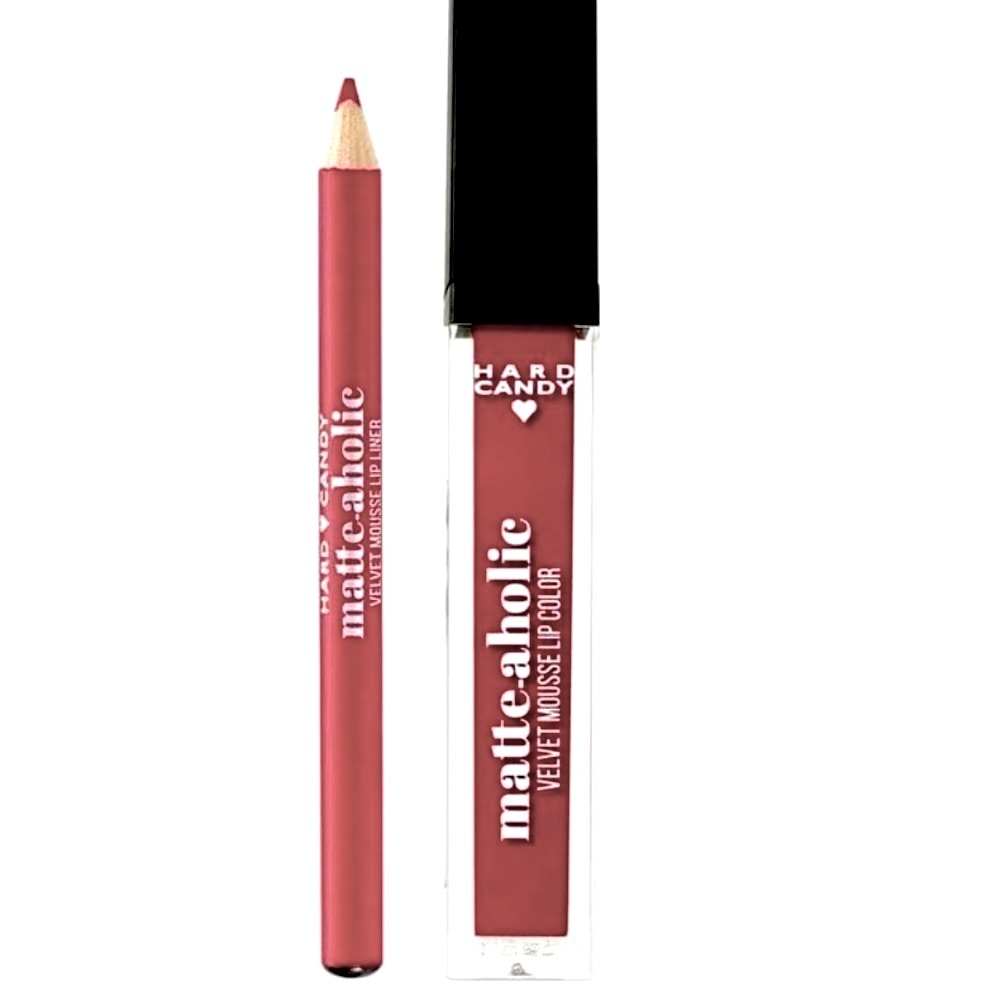 Hard Candy Matte-Aholic Velvet Mousse Lip Duo